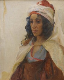 Algeria: Biskra Woman in Native Dress 9476