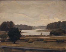 Landscape: A View of the Great Lake at Welbeck Abbey, Home of the Duke of Portland 5263