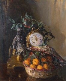 Still Life: A Basket of Tangerines, Cap Ferrat 11783