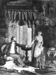 Genre Picture: The Master and his Parlourmaid 111173