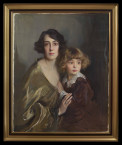 Wenckheim, Countess József, née Countess Denise Wenckheim and her son Dénes 111309