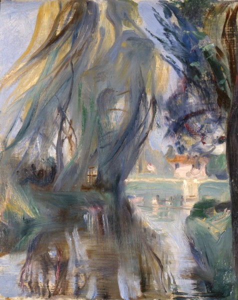Landscape: A Willow Tree by a River, at Fiorentina 11781